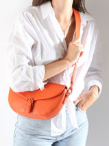 Sac Bandoulire Oxer Cuir Etrier Orange oxer EOXE065M-vue-porte