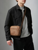 Crossbody Bag Etrier Brown spider ESPI710M-vue-porte